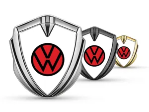 VW Insignias de Coche Vista Moderna Estilo Metal Alta Gama